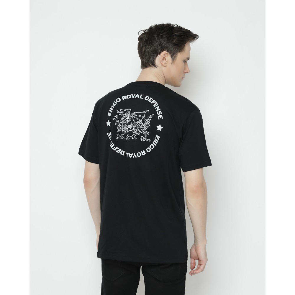  Erigo T Shirt  Royal Defense Black Shopee Indonesia