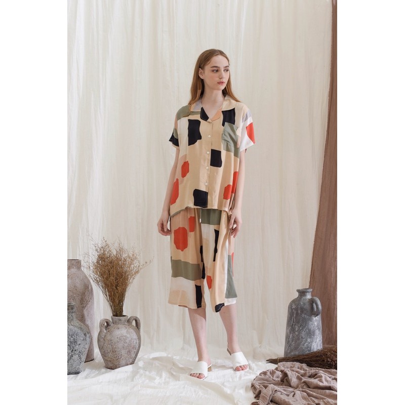 Kalla set - Sleepwear / Piyama Baju Tidur Rayon by RAHA Sleepwear-8