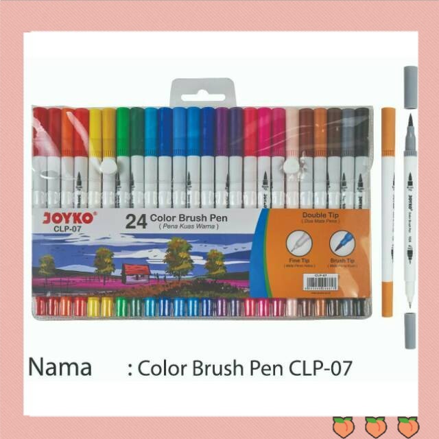 

Brush pen Joyko Spidol Joyko 24 warna CLP 07