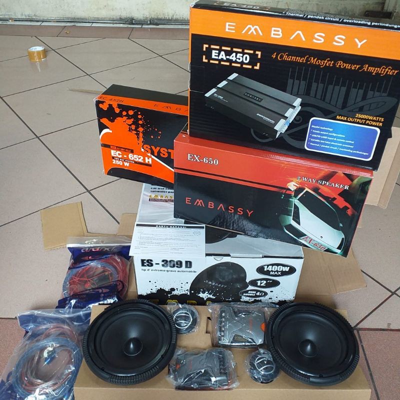 paket audio mobil embassy