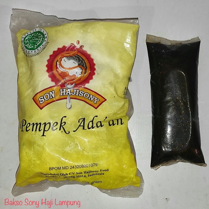 

Pempek Sony Adaan Premium + Cuko dan Tanpa Cuko