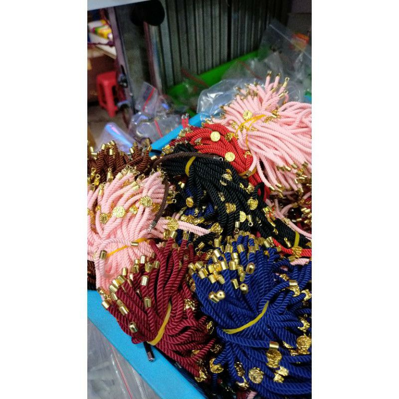 Bahan Gelang Liontin Emas Gelang Serut