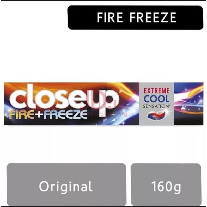 Close Up 160gr Toothpaste Pasta Gigi  / Close Up 160 gr / Icy White / Fire Freeze