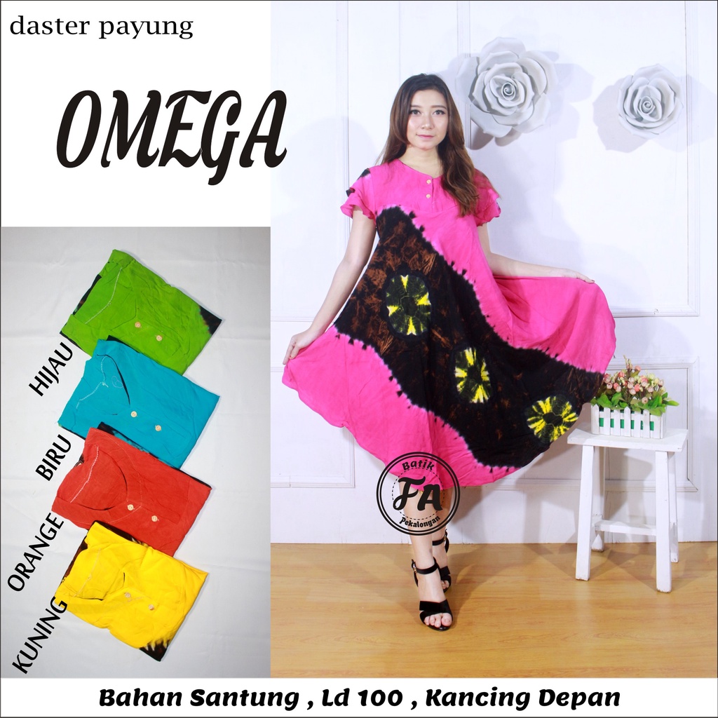 BATIK WANITA DASTER PAYUNG RAYON ( BLACKJET CHOCOCHIP QUANTUM TROMBOSIT DELFI PESONA LARVA KIPAS WARNA LILY GARIS ASHANTY CALADINE MAYA OSELA SAFINA ) KEKINIAN KANCING DEPAN BUSUI BUMIL LENGAN PENDEK MURAH ADEM-DP OSELA