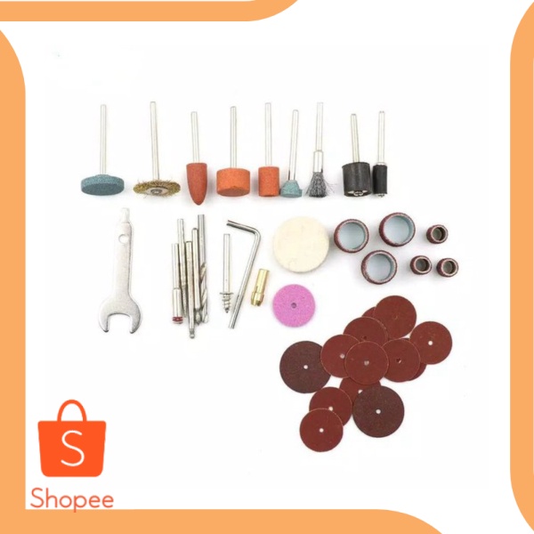 Jual mini grinder 40 set mata bor mata gerinda grinda mini drinder 40pcs 1 Berkualitas