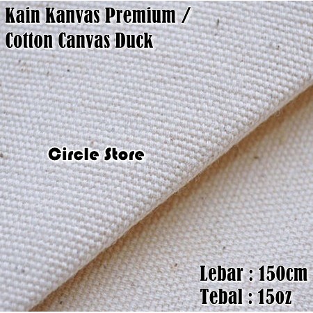 Kain Kanvas Katun Duck / Cotton Canvas / Bahan Tas Kanvas