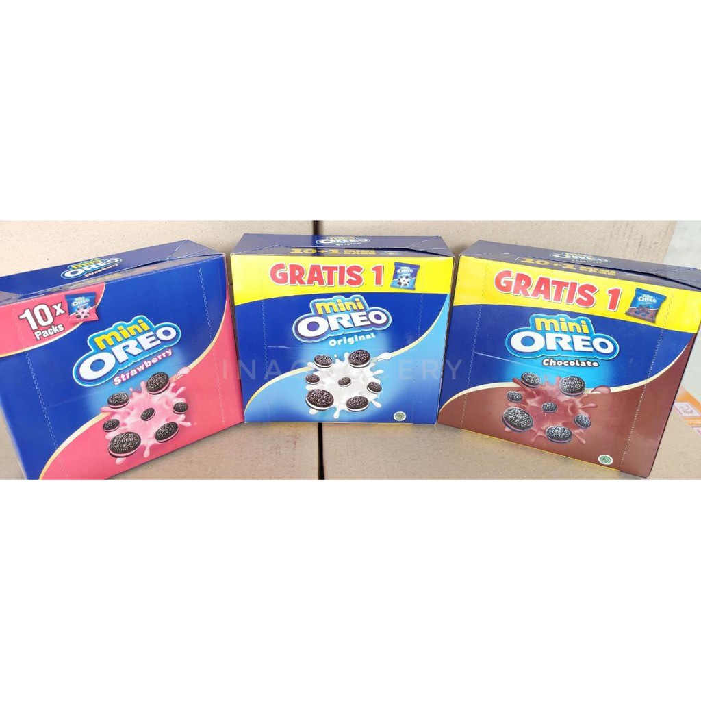 

OREO MINI ( 3 VARIANT ) 10 pcs x 20.4 gr
