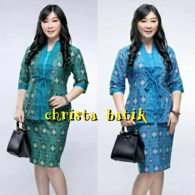 Setelan batik kartika tenun