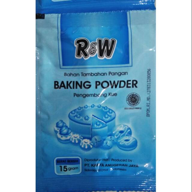 

BAKING POWDER RW SACHET / 15 gr