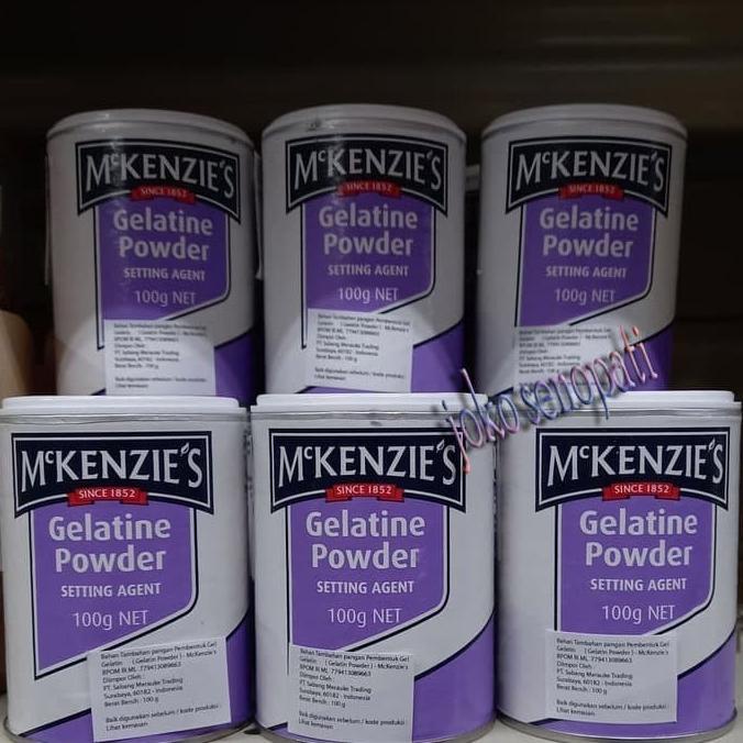 

McKenzie's Gelatine powder 100gr BIG SALE Kode 1255