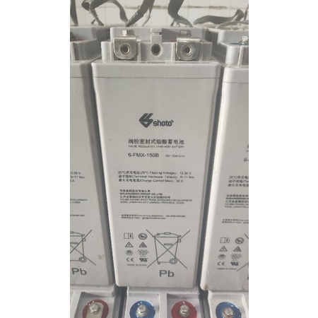 promo battery VRLA merek shoto 12v 150ah