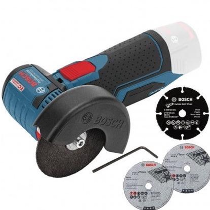 Bosch GWS 12V-76 Gerinda Tangan 12V, Biru, 76 mm, Baterai Li-Ion 2.0 Ah