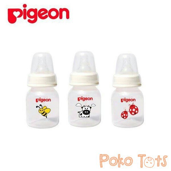 PAKET SPECIAL 2 BONUS 1 Pigeon Peristaltic Nursing Bottle 50ml Botol Susu PP RP WHS