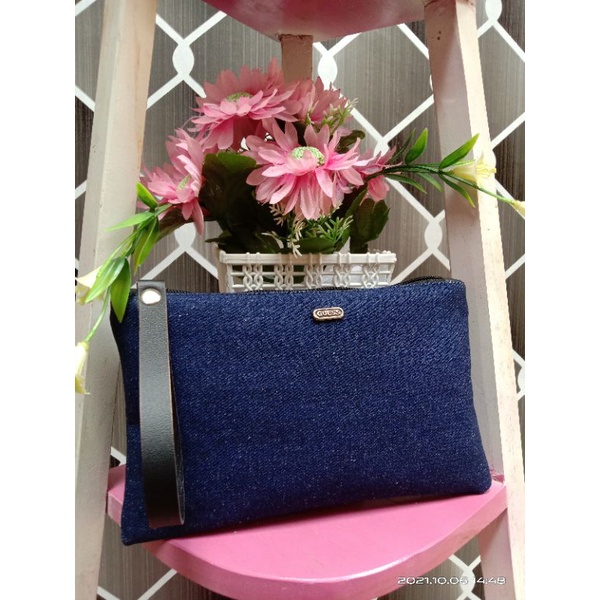 PROMO!!!Clutch TENUN TROSO wanita cantik murah berkualitas size 21 x13cm