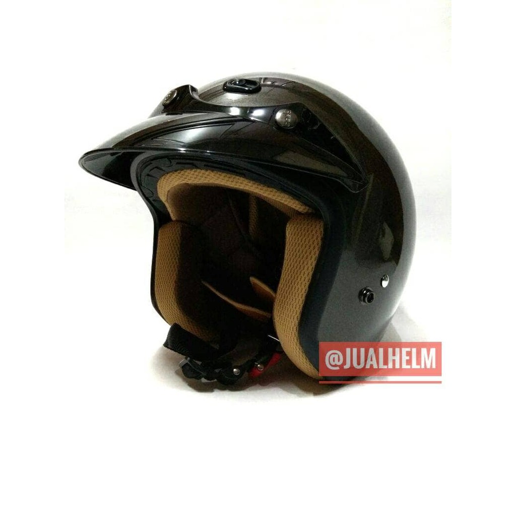 Helm Retro/Helm Classic/Helm Bogo/Helm Vespa Ava Dark Grey