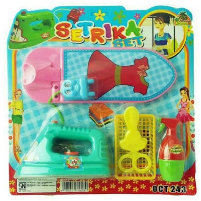 Mainan Setrika Setrikaan setrika anak setrika baju anak