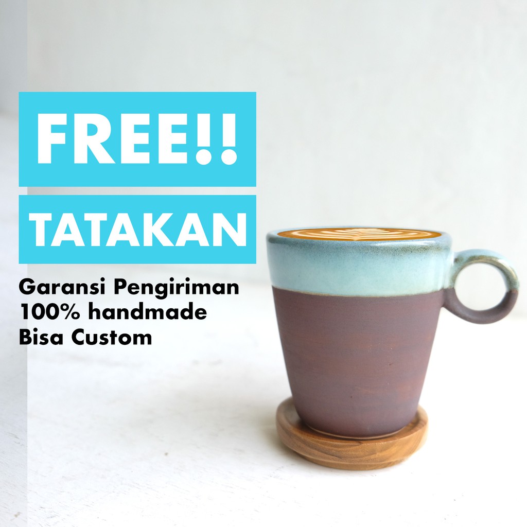 Cangkir Keramik  Pottery Unik Set  Gelas  Keramik  Shopee 