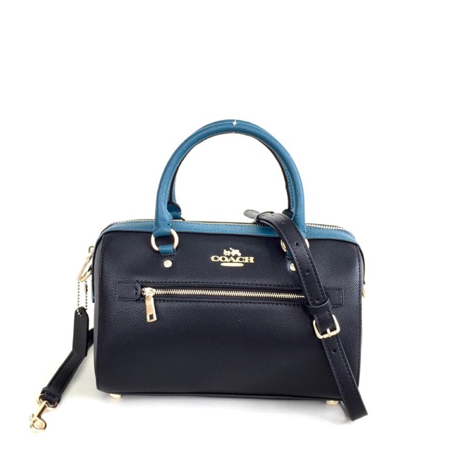 COACH Bennett Rowan Satchel Ostrich Leather