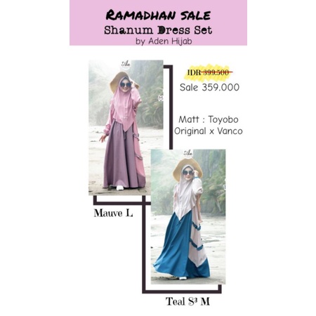 Shanum Gamis Set by Aden Hijab