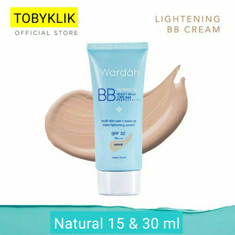 Wardah Lightening BB Cream Natural &amp; Light 15-30 ml