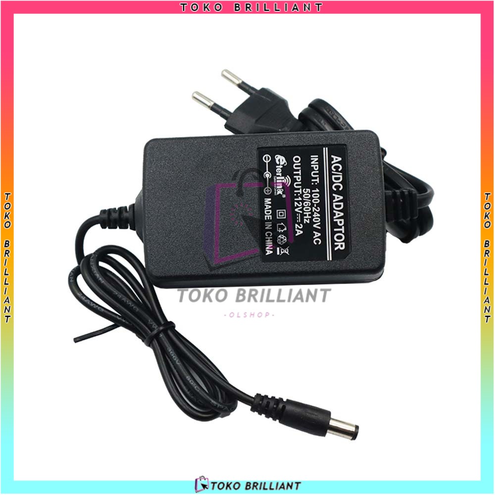 [Bisa bayar ditempat]  ADAPTOR STB ZTE CCTV MODEM ROUTER 12V 2A   POWER SUPPLY ADAPTOR 12V 2A