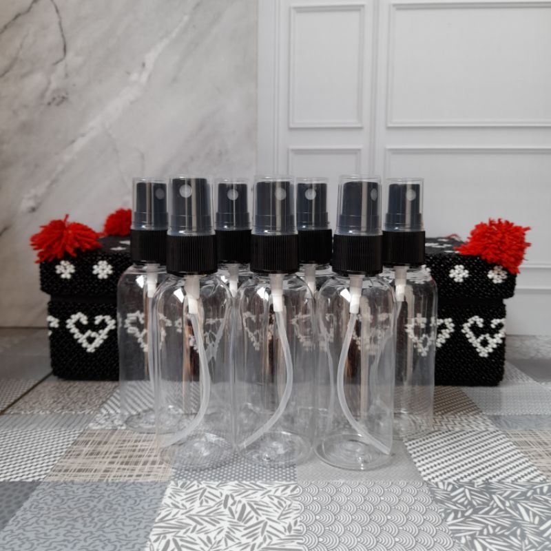 BOTOL PLASTIK  60ML SPRAY REFILL BOTOL/BOTOL PENYIMPANAN