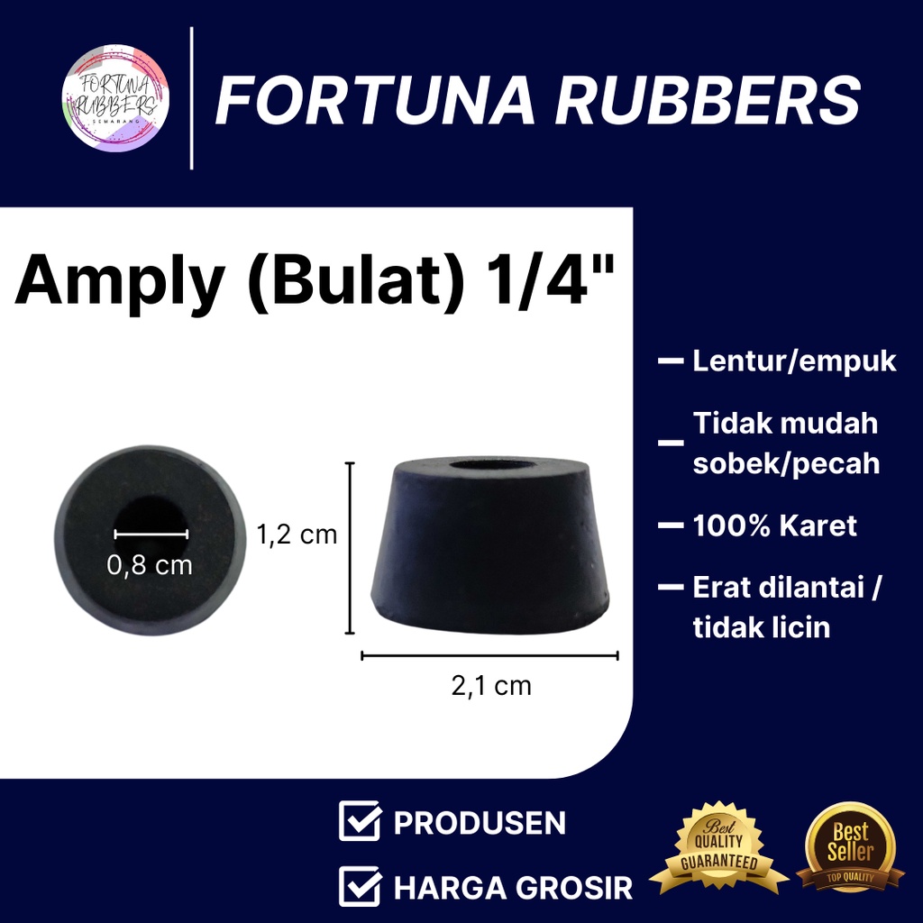 TATAKAN KAKI KURSI MEJA BULAT (AMPLY) 1/4&quot;