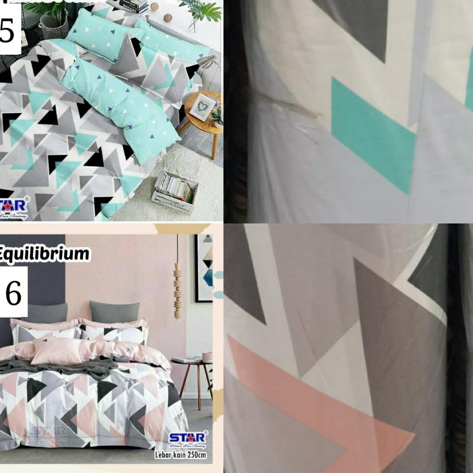 Sprei Katun Sprei Homemade Motif Star Collection 1 Ukuran King 180x200 Queen 160x200 Single 120x200