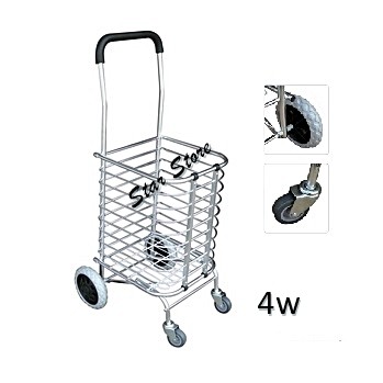 Keranjang Belanja Aluminium Roda 4