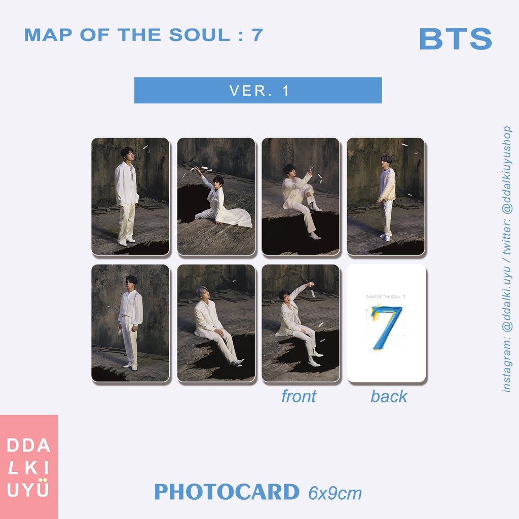 BTS - photocard [MAP OF THE SOUL : 7] ver. 1