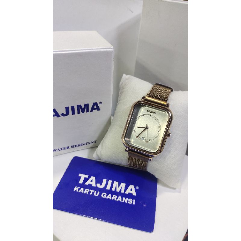 JAM TANGAN TAJIMA TALI RANTAI WATER RESISTANT