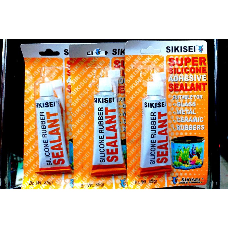 LEM KACA AQUARIUM LEM SEALANT 85gr