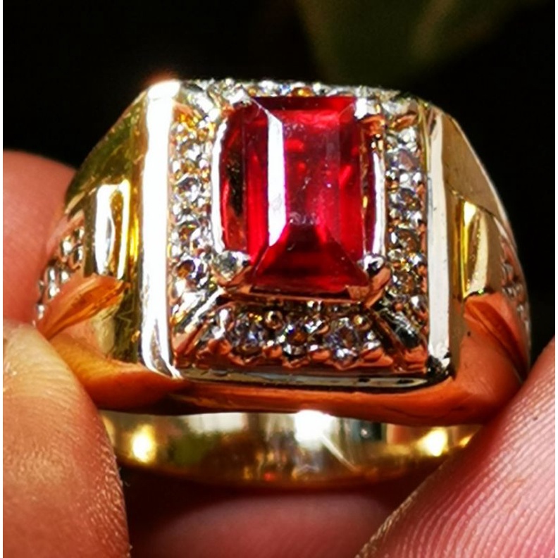 Batu permata natural Red garnet srilanka