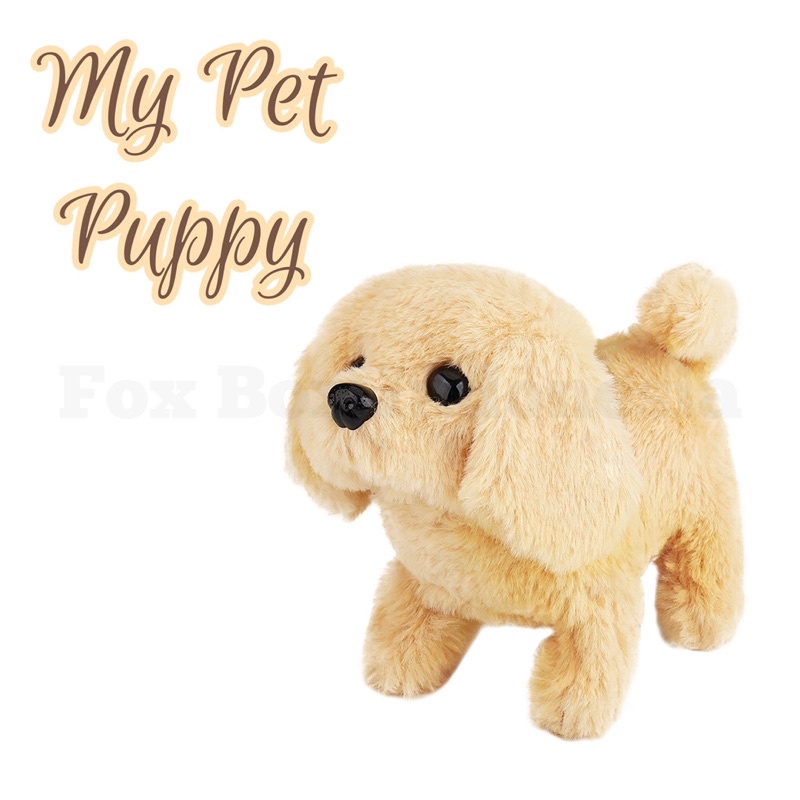 My Pet Puppy - Kandang dan Boneka Anjing Mainan - Bisa Gerak Bisa Jalan Boneka Anjing Peliharaan - Fox Box Indonesia