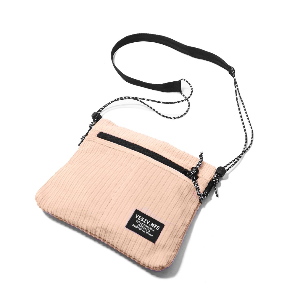 YESZY.MFG - Union Corduroy Peach Sling Bag