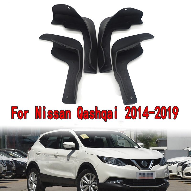 1 Set Mud Flap Pelindung Splash Untuk Fender Nissan Qashqai J11 Second Gen 2014-2016 2017 2018 2019