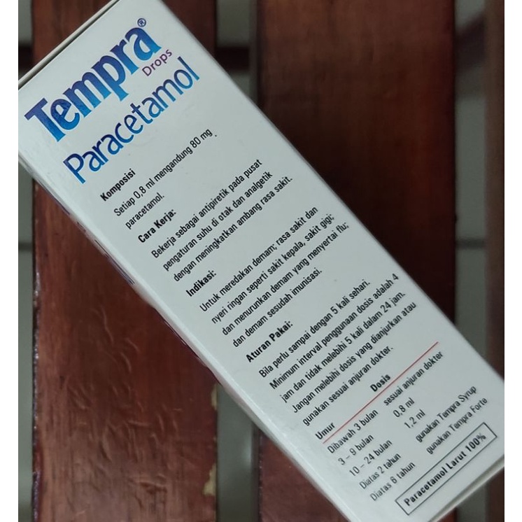 Tempra Drop / Paracetamol 80 Mg / Penurun Panas dan Demam