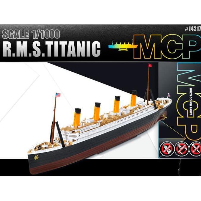Mainan Rakitan ACADEMY 1/1000 RMS TITANIC 14217