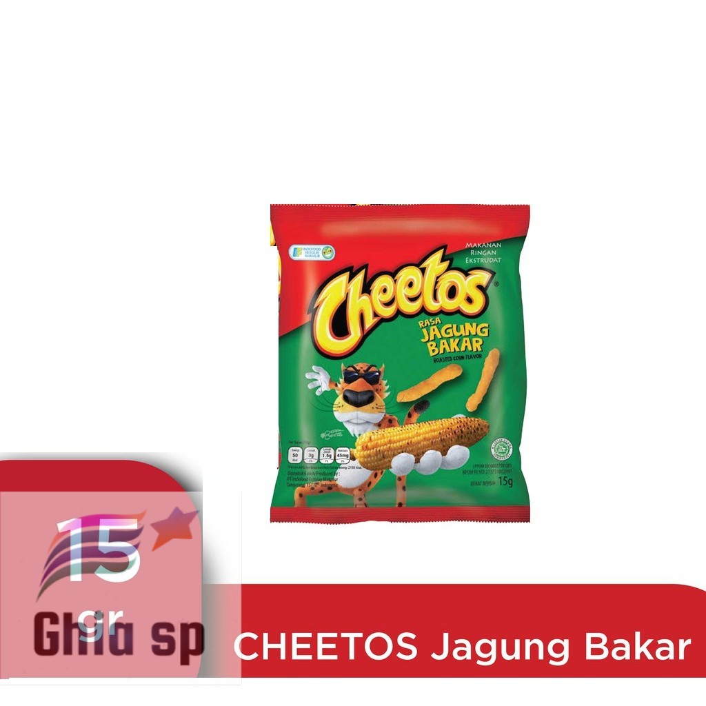 

Cheetos Jagung Bakar 15 gr Banded 3 Pcs