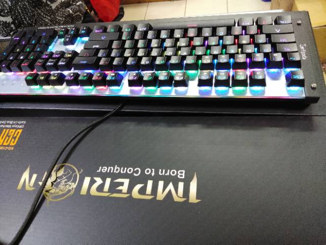 Imperion Centipada Keyboard Gaming Mechanical RGB Blue Switch