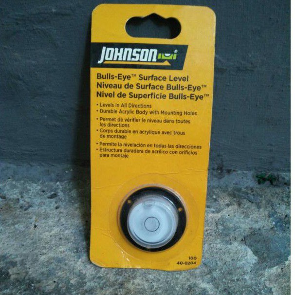 Waterpass Bulat /Waterpass model bola mata JOHNSIN
