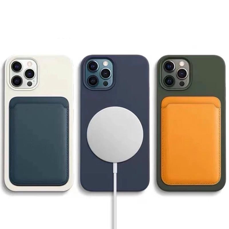 Casing Silikon Magnetik Wireless Charging Untuk IPhone 12 13 Pro Max