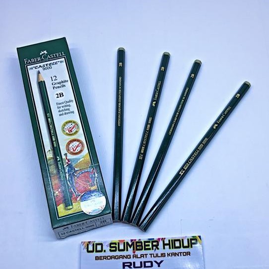 

Pensil Faber- Castell 2B , Harga perlusin isi 12 pcs