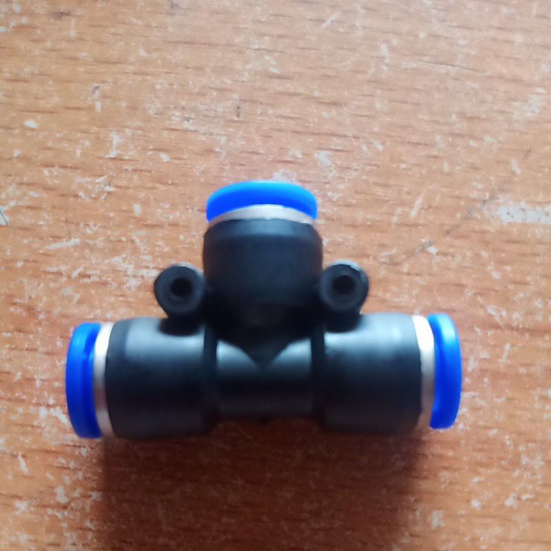 fitting nepel angin pneumatic T 8mm