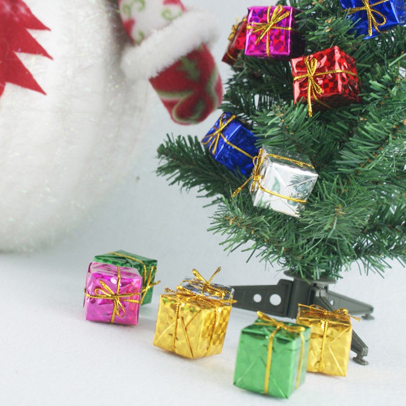 2.5cm 24pcs Ornamen Christmas Xmas Tree Pendant ornamen natal hiasan gantung kado natal