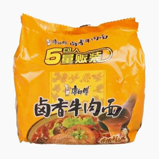 

康师傅 卤香牛肉面 5 in 1