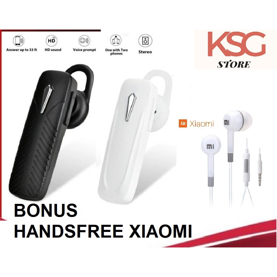 XIAOMI Handsfree Bluetooth BONUS HEADSET SUPERBASS XIAOMI Earphone Wireless Bluetooth Universal