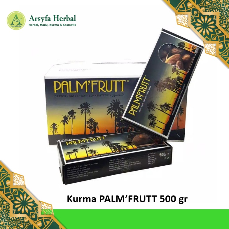 

Kurma PalmFruit 500gr Original Palm Fruit Tunisia Tangkai