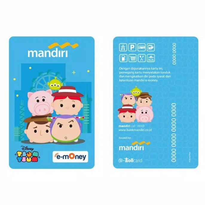 eMoney Card Disney Seri TSUM - TSUM - TOY STORY ORI /Like eTOLL Tapcash Flazz or Brizzi