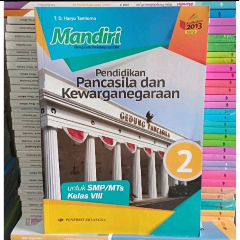 Buku Mandiri PPkn kelas 8 revisi Erlangga